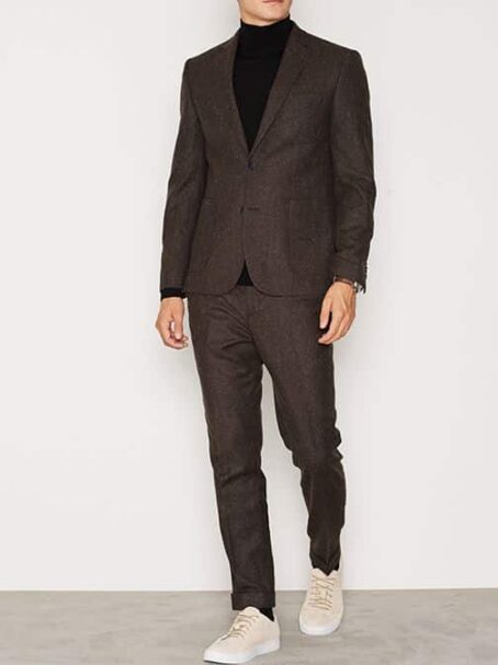 Slim Fit Tweed Blazer - Image 3